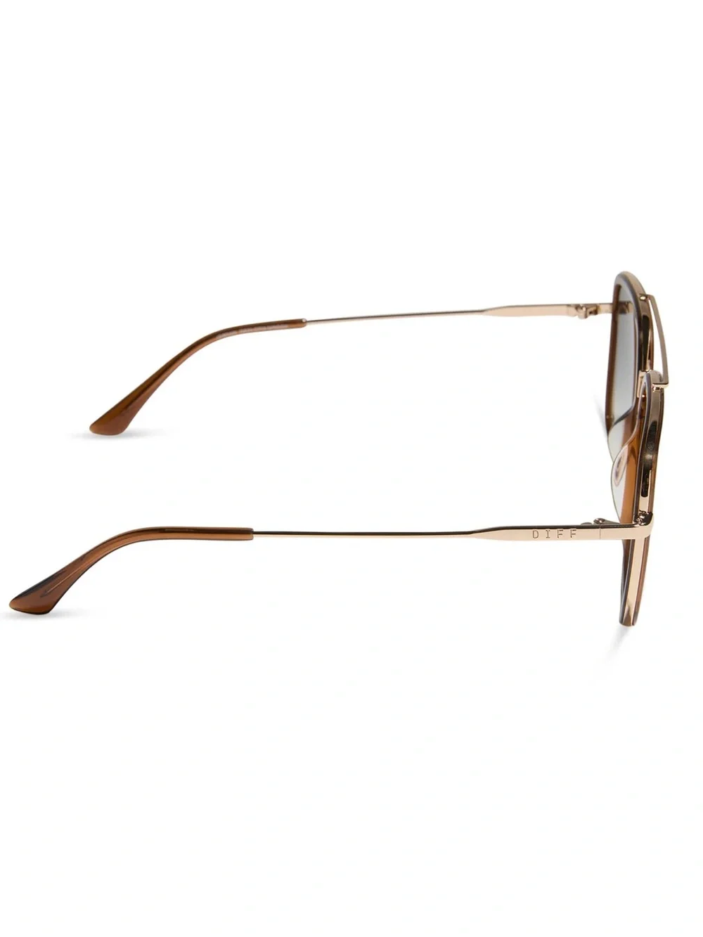 ✨ NEW/ DIFF Charitable Eyewear SUNGLASSES-Jordan : Avatar Style / Whiskey Gold